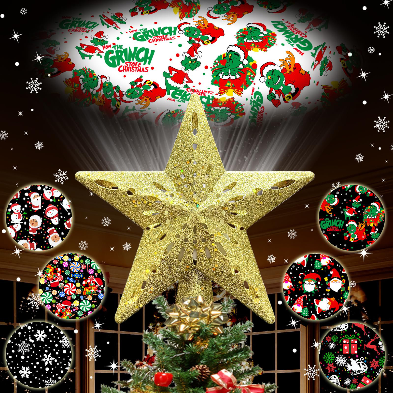 Lighted tree star hotsell